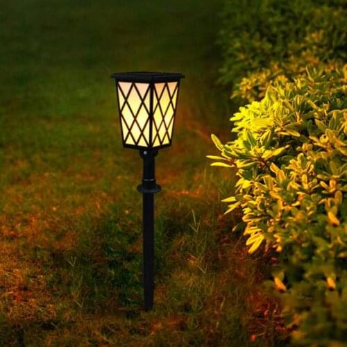 Flame lamp solar lamp LED lawn lamp outdoor waterproof modern courtyard wall lamp garden landscape lamp table lamp