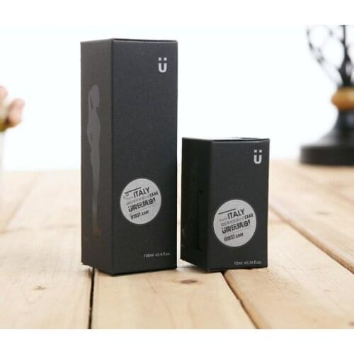 Matte Black One Piece Carton Style Corrugated mailing Boxes With No Glue,Packaging custom printed paper shoe box ---DH10312