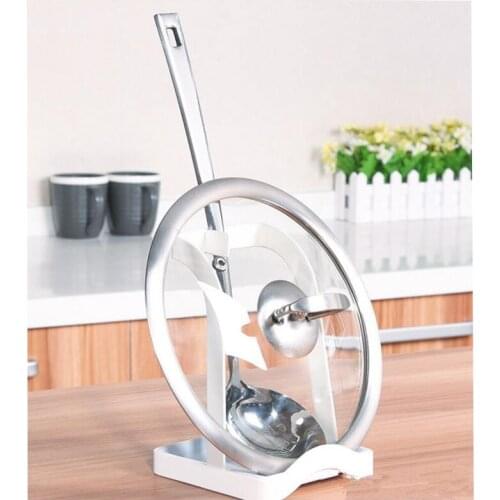 Hot sale Kitchen storage rack metal Knife block Soup ladle Truner shelf Book Ipad Cutting board rack Multifunctional Tool Holder