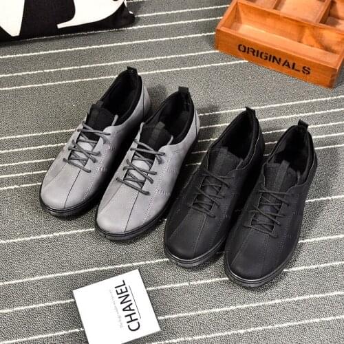 2020 spring and autumn mens shoes brand waterproof breathable classic comfortable lace-up casual shoes simple and lightweight