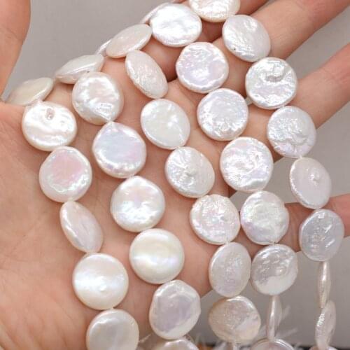 Natural Freshwater Pearl Irregular Coin Baroque Loose Beads For Jewelry Making DIY Bracelet Earrings Necklace Accessory