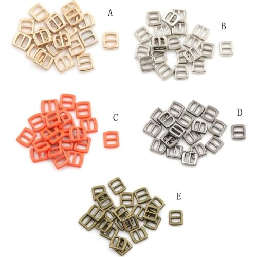 Newest 10pcs Mini Tri-glide 3 mm ultra-small belt buckle doll clothes buttons shoes buckle blyth doll clothing accessory