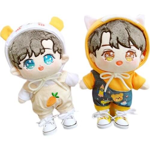 Tian Guan Ci Fu XiaoZhan Cosplay Doll Clothes Suit Doll 20cm Clothes Accessories Pants Suit 20cm Hat Shoes Dress Up WeiWuxian