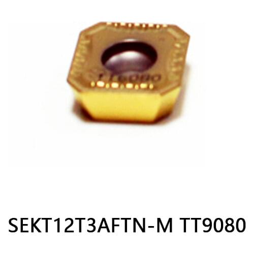 Original TaeguTec SEKT12T3AFTN-M TT9080 milling Carbide Inserts SEKT 12T3 AFTN-M Lathe Cutter Tools Original CNC Tools
