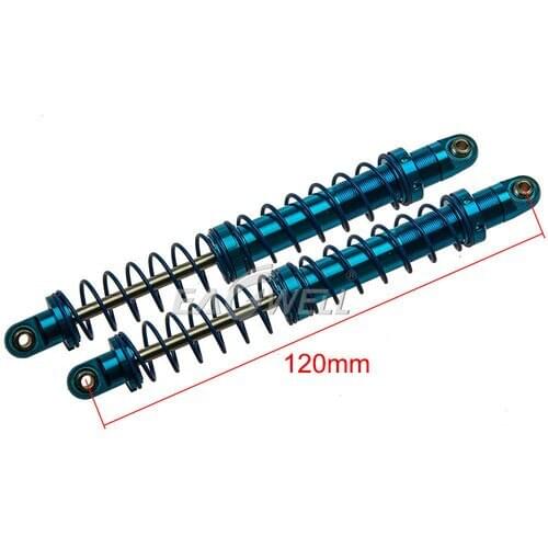 RCTOYFUN 2pcs/4pcs 120mm Metal Shock Absorber Damper Remodel Accessory For 1/10 RC Car Parts Truck Crawler Axial SCX10 TRX4 D90