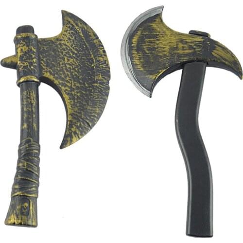 Halloween props plastic weapons toys swords axes weapons childrens toys pointed axe big axe