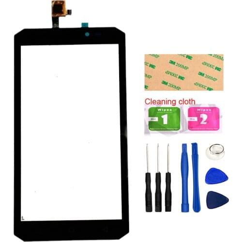 Mobile Touch Screen For Sigma X-Treme PQ39 Touch Screen Digitizer Panel Lens Sensor Replacement With Tools 3M GLue