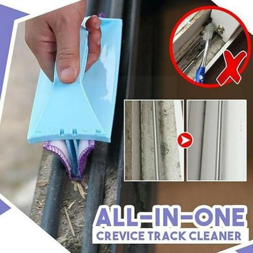 Brush For Cleaning Windows Wipe Glass Groove Cleaning Tools Washing Brush Brush Gap Windows Cleaning Sill Track G9I5