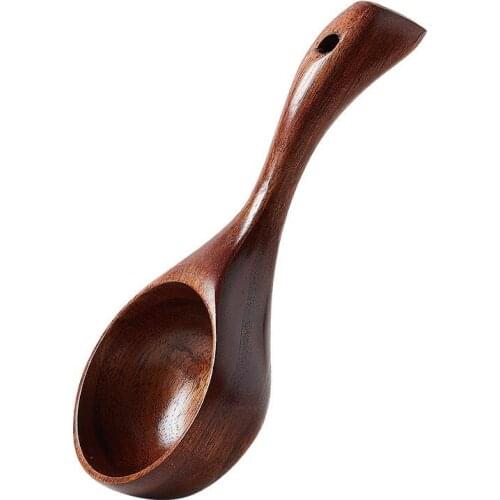 Tablespoons Large Wood Spoon Long Handled Wooden Soup Spoon Ladle Big Dessert Spoon Big DinnerTablespoon Big Soup Spoon Long