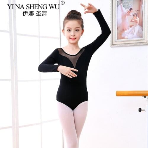 Dance Leotard Child Ballet Skirt Short&Long Sleeve Ballet Leotard Ballet Dress Ballerina Dancewear Costumes Gymnastics Swimsuit
