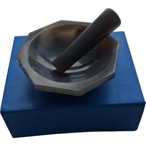 Natural Agate Mortar and Pestle ID=100mm 4"