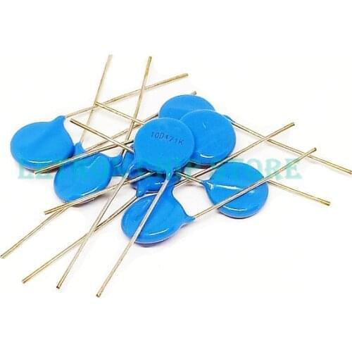 10pcs varistor 10D471K 10D270K 10D330K 10D390K 10D470K 10D241K 10D271K 10D331K 10D391K 10D431K 10D561K 10D681K piezoresistor