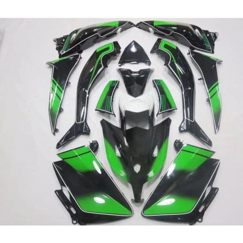 2021 WHSC Customized ABS Plastic Fairing Kit For YAMAHA TMAX 530 2015 green black