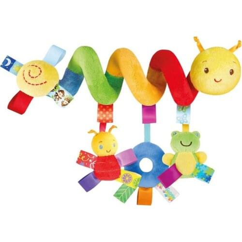 28EC Baby Activity Spiral Stroller Car Seat Travel Lathe Hanging Toys Rattles Toy Hot