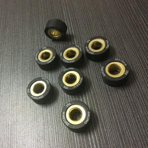 8 Pcs 26x13mm 26g Motorcycle Scooter Variators Rollers For Suzuki AN400 Burgman Skywave 400 AN 400 1999 - 2006 Clutch Beads