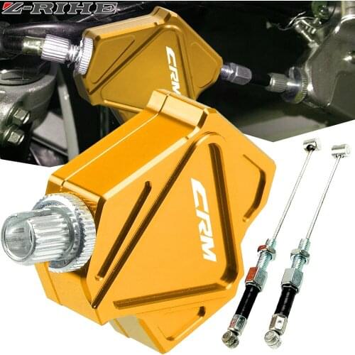 Motorcycle CNC Aluminum Stunt Clutch Lever Easy Pull Cable System For HONDA CRM250R CRM250AR CRM250 CRM 250 R AR 1994-1998