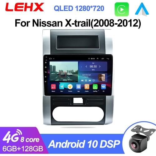 LEHX 2+32G Android 9.0 For Nissan X-Trail 2 T31 T32 XTrail 2 2007-2015 Car Radio Multimedia Video Player GPS RDS 2 din dvd