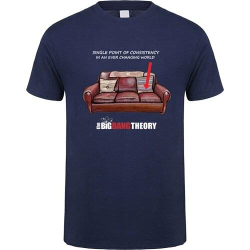 The Big Bang Theory Sheldon Cooper Sofa T Shirt Funny Tshirt Printed T-Shirt DY-069