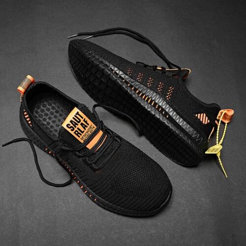 2020 Hot New Mesh Men Casual Shoes Lightweight Sneakers Lac-up Men Shoes Breathable Soft Couple Fashion Walking Shoes Size 36-48
