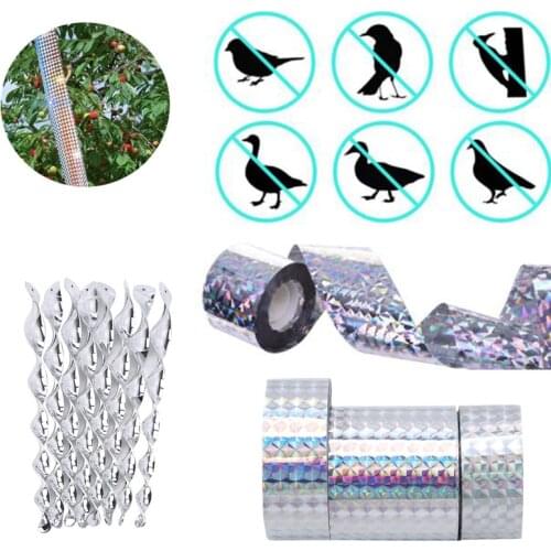 Anti Bird Tape Audible Repellent Fox Pigeons Repeller Ribbon Tapes for Pest Control For Garden Agriculture Supplies