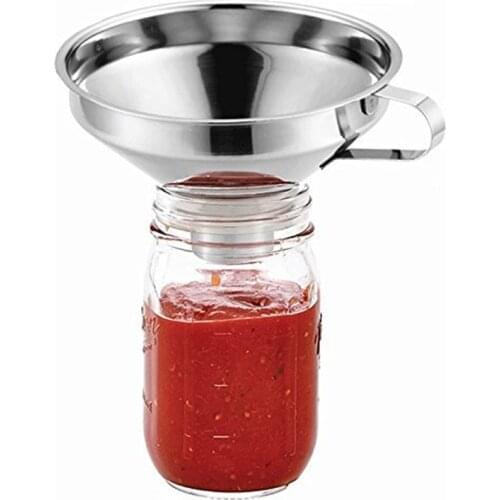 Kitchen Wide Mouth Canning Stainless Steel Jam Funnel Multi-purpose Canning Funnel