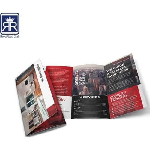 Hottest printing leaflet brochure and flyer booklet printing in China