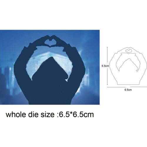 Heart love gester Metal Cutting Die Stencil for DIY Embossing Paper Photo Album Cards Making Scrapbooking Dies Cut Mold