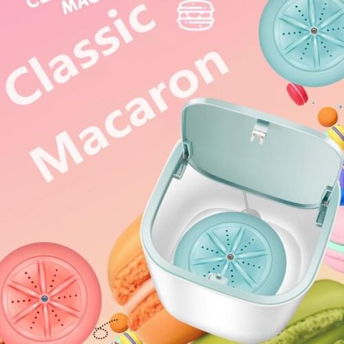 Mini Ultrasonic Washing Machine Automatic Household Dehydrated USB Charging Wash Dry Underwear Care Cleaner Turbines Washer