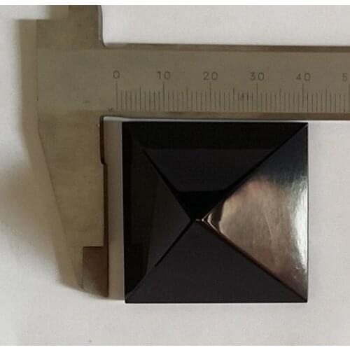 Natural Black Obsidian Quartz Crystal Gift Home Decor Pyramid Healing Crystal Crafts MUMR999