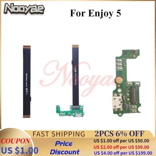 For Huawei Enjoy 5 USB Dock Charger Port USB Charging Mainboard Main Connector Connect LCD Plug Flex Cable Microphone Board