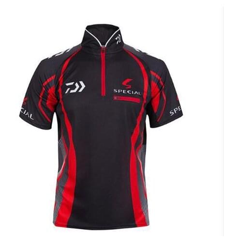 New DAIWA Fishing Shirts Outdoor Short Sleeve Breathable Clothing Quick-dry Anti-UV DAWA Clothes Ropa Pesca DAIWA Pesca