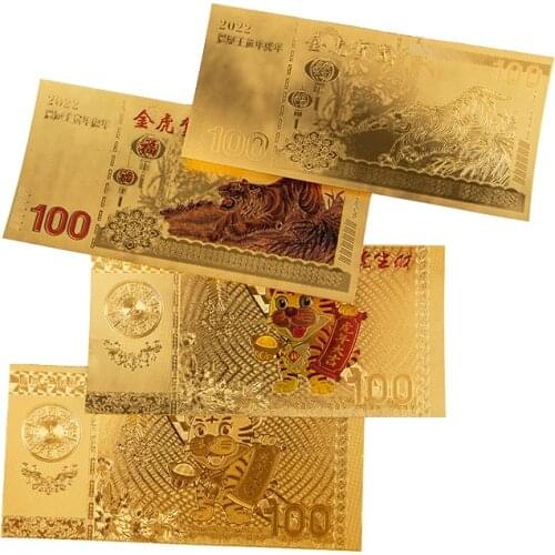 2022 China New Year Tiger Year Original Commemorative Coin Collection Decoration Crafts New Year Gift With Red Envelope