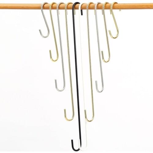 10-30 Cm S-shaped Hook Kitchen Bathroom Sundries Storage Rack Clothing Store Hanger Long Display Hook
