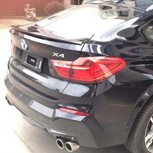 For BMW F26 X4 Spoiler 2014 2015 2016 2017 2018 High Quality ABS Material Car Rear Trunk Wing accessories body kit