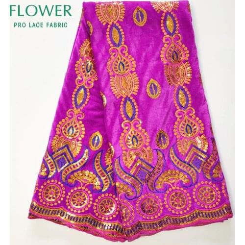 New Unique Sequined Embroidered Velvet Lace Fabrics For Winter Traditional Wedding Christmas Dresses Lace Sewing Velvet Fabrics