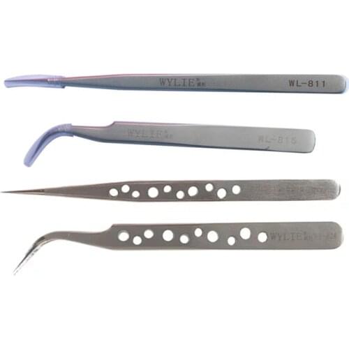 High-quality High Hardness Tweezers Maintenance Tool Kit For Clocks and Watches Mobile Phone Computer Chip Motherboard Forceps