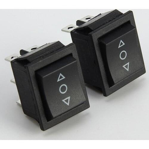 2Pcs/Set Durable ON/OFF Position 6 Pins DPDT Boat Rocker Switch Accessory