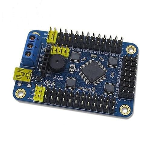 32CH Servo controller drive Board, 32way drive control shield, Supports the PS- Handle, For DIY Robot Arm,study project,demo