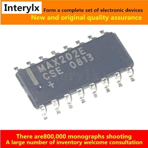 5PCS MAX202ECSE MAX202EESE MAX202ESE MAX202CSE MAX202 SOP16 Transceiver Chip