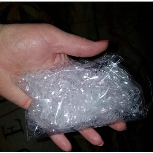 500Pcs/Set One time Mini Rubber Bands Small Clear Rubber Elastic Braids Plaits Braiding Hair Bands For Women Kids Headwear
