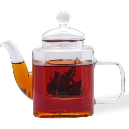 Borosilicate Glass Teapot 500 ml. Suitable for use in the dishwasher. Tea Brewing Pot. (BA2029)