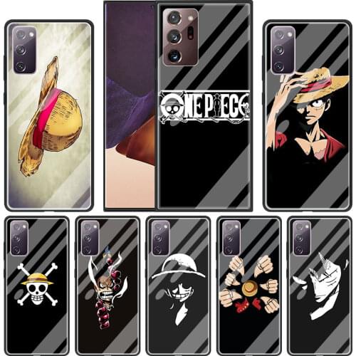 One Piece Ace Anime Case For Samsung Galaxy S20 FE S10 S9 Plus S21 Ultra S8 S10e Note 10 Lite 20 9 Glass Funda Phone Cover Shell
