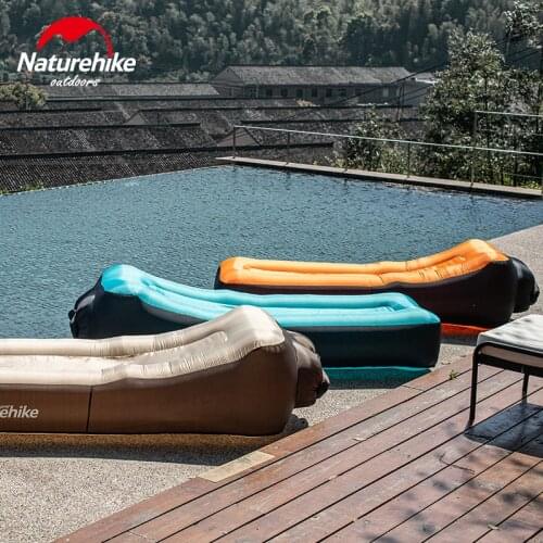Naturehike Double-Layer Inflatable Sofa Bed Lunch Break Beach Portable Lazy Net Red Air Cushion Chair NH20FCD05