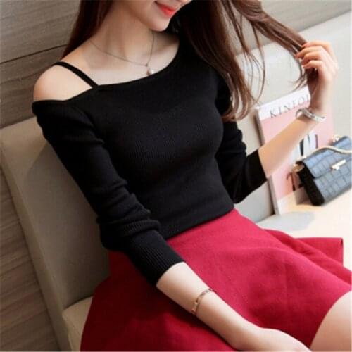 Женские пуловеры с открытыми плечами Flubiflous China At AliExpress