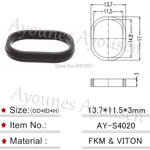 Free Shipping 20-500pieces For Toyota Mazda Fuel Injector Repair Kit Plug Rubber Seals For AY-S4020