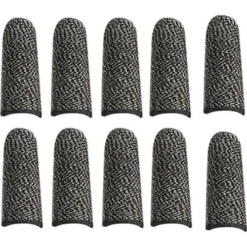 FULL-5 Pair Mobile Game Controller Finger Sleeve Sets, Anti-Sweat Reusable Waterproof Breathable Full Press Screen Finger Set