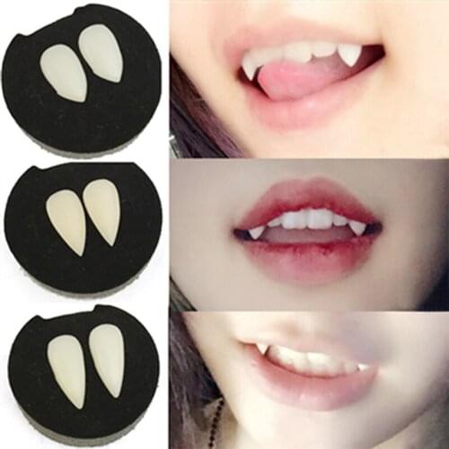 2020 New simulation vampire denture zombie denture small tiger teeth cosplay makeup fangs