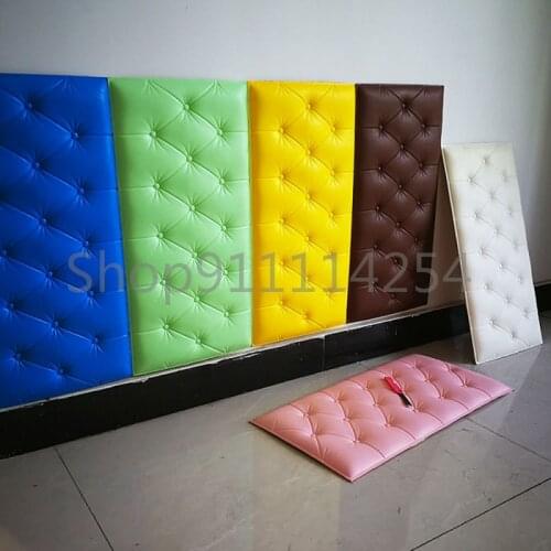 Foam Soft Pack Wall Stickers Self-adhesive Tatami Wall Surrounding Sponge Thickened Childrens Room Headboard 3d Wall Stickers