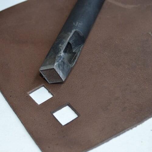 June tree DIY leather perforated punch square - shaped flower punch leather tool Square side length 4-30mm