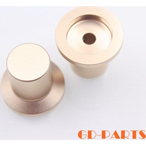 2PCS 30*26mm Full Aluminum Volume Control Potentiometer Knob For Vintage Tube Amplifier CD Player Turntable DAC Radio Headphone